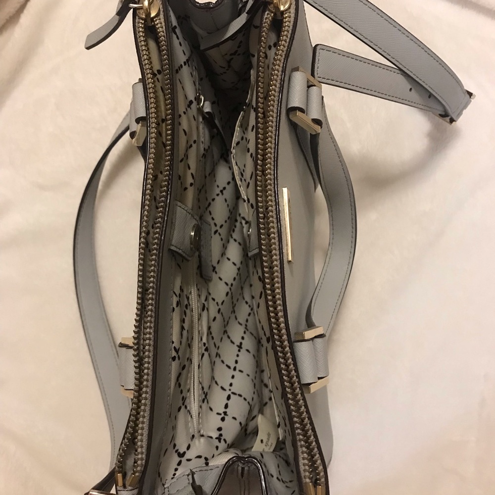 KateSpade grey crossbody with detachable strap - Picture 3 of 8